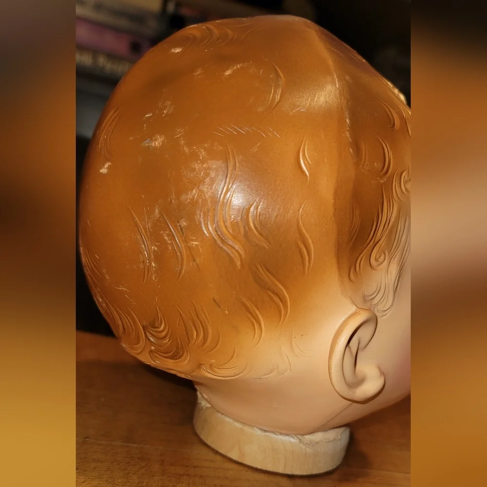 Vintage Imperial Crown Toy Company Doll Head - 1940's - Picture 4 of 15